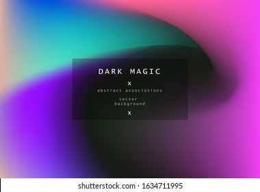 Soft blurred pastel background with colorful stains. Digital abstraction with associative color palette.