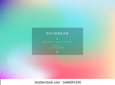 Soft blurred pastel background with colorful stains. Digital abstraction with associative color palette, symbolic meaning.