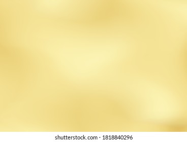 Soft blurred smooth golden texture abstract background vector illustration