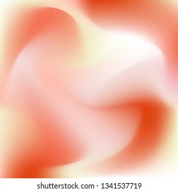 Soft blurry abstract background in light red. Vector illustration