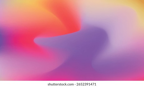 Textura de fundo abstrata de gradiente colorido borrado suave Ilustração