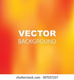 Soft blurry fire abstract background vector image