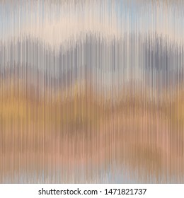 Soft blurry ikat gradient ombre seamless repeat vector pattern in natural terra cotta desert colors.  Abstract landscape, ancient weaving.  Great for home decor, fashion, stationary.  Generative art.