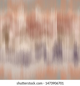 Soft blurry ikat gradient ombre seamless repeat vector pattern in natural terra cotta desert colors.  Abstract landscape, ancient weaving.  Great for home decor, fashion, stationary.  Generative art.