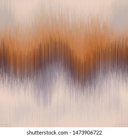 Soft blurry ikat gradient ombre seamless repeat vector pattern in natural terra cotta desert colors   Abstract landscape  ancient weaving   Great for home decor  fashion  stationary   Generative art 