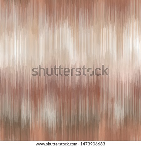 Soft blurry ikat gradient ombre seamless repeat vector pattern in natural terra cotta desert colors.  Abstract landscape, ancient weaving.  Great for home decor, fashion, stationary.  Generative art.