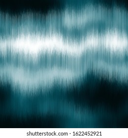 Soft blurry indigo ikat gradient ombre seamless repeat vector eps 10 pattern. Out of focus smooth fantasy wavy distressed graphical motif.