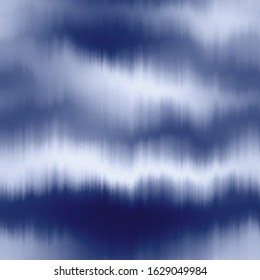 Soft blurry indigo ikat gradient ombre seamless repeat vector eps 10 pattern  Out focus smooth fantasy wavy distressed graphical motif 