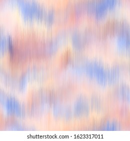 Soft blurry pastel ikat gradient ombre seamless repeat vector eps 10 pattern. Out of focus smooth fantasy wavy distressed graphical motif.