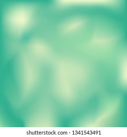 Soft blurry pattern abstract green background smooth. Vector illustration