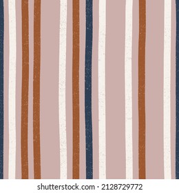 Soft blush colored irregular artistic stripe pattern