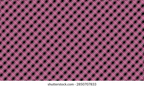 Soft blush gridlines intersect across a rich obsidian backdrop, creating a chic diagonal contrast with a refined, contemporary flair.