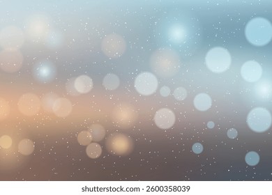 Soft bokeh background with warm and cool tones, featuring gentle light effects and subtle sparkle for elegant designs.