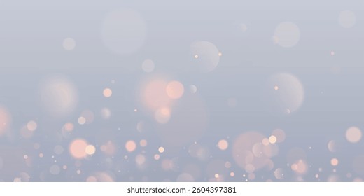 Soft bokeh background.Blurry particles.Bright bokeh light.Cute background	