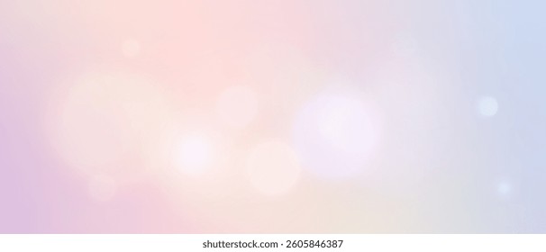 Soft bokeh background.Blurry particles.Bright bokeh light.Cute background	