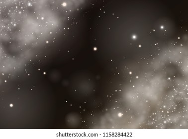 Soft bokeh dark abstract background. Festive Lights. vector illustration. eps 10