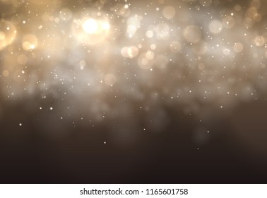 Soft bokeh dark abstract background. Festive Lights. vector illustration. eps 10