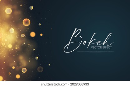 Soft bokeh. Elegant vector light effect. Fluid color and blur trendy screen design.