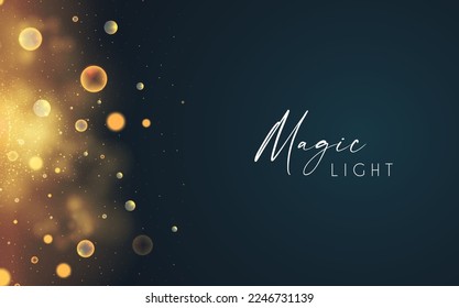 Bokeh suave. Elegante efecto de luz vectorial. Color fluido y diseño de pantalla a la última.
