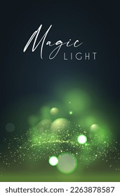 Soft bokeh. Elegant vector light effect. Fluid color and blur trendy screen design