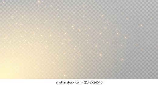 Soft bokeh and lights on a transparent background.Vector 10 eps