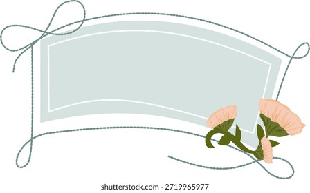 Soft Botanical Flower Arrangement Vector