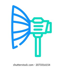 soft box electronic tool color icon vector. soft box electronic tool sign. isolated symbol illustration