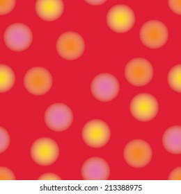 Soft, Bright Polka Dot Seamless Repeat