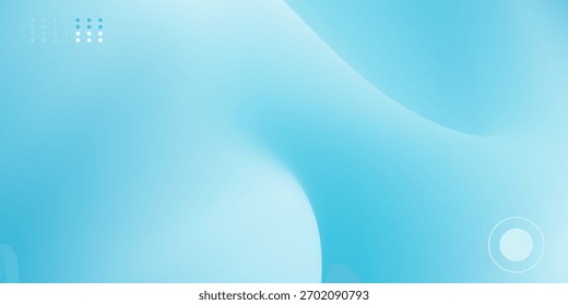 Fundo de combinação abstrato azul céu suave e brilhante. Design de cor pastel minimalista elegante.