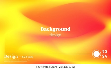 Fundo de combinação abstrato laranja gradiente amarelo suave e brilhante. Design minimalista de cores pastel.