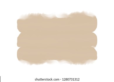 soft brown digital paint brushs stroke in concept hand drawn style water color texture white background, art water color painting splash, watercolor splashing paint artistic frame banner artwork