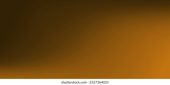 Modelo de plano de fundo de gradiente marrom suave e laranja. Modelo de papel de parede abstrato de gradação laranja e marrom, sem texto. Ilustração de vetor. 