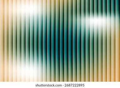 Fondo de desenfoque de gradiente de vidrio de Vertical marrón y verde azulado suave. Moderno telón de fondo abstracto a rayas mínimo ideal para Anuncios de Web, Plantillas de presentación y gráficos de diseño de impresión.