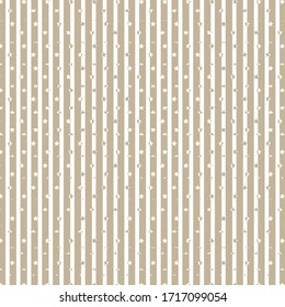 soft brown and white vertical striped with stars pattern background vector illustration image