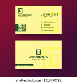 Soft Business Card Design Template for Your Company