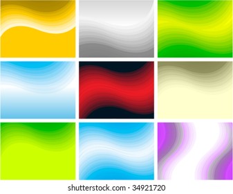soft business card set