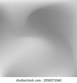 Suave Calma Oscura Diseño Monocromático Pic. Papel tapiz de Aluminio Borroso. Fondo de gradiente metálico de curva dinámica líquida plateada. Malla de gradiente ondulada ondulada de agua gris claro.