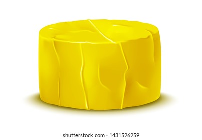 Soft cheese or cake gold packaging
