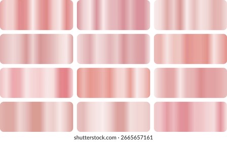 Soft cherry blossom gradient collection with pastel pinks and airy whites, inspired by spring blooms for romantic designs, nature branding, and elegant digital visuals.