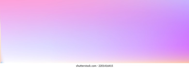 Soft Clean Light Blurred Sunset Multicolor Sky Wallpaper. White Pastel Bright Colorful Spotlight Vibrant Horizontal Gradient Mesh Backdrop. Sunrise Sky Water Color Vivid Gradient Blurry Texture.