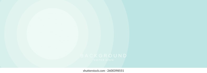 Soft clean white and light blue circular background, medical theme, with copy space  