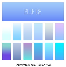 Icy blue color