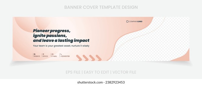 soft color abstract background social media cover design.