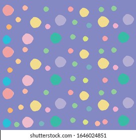 Soft color abstract shape pattern vector
