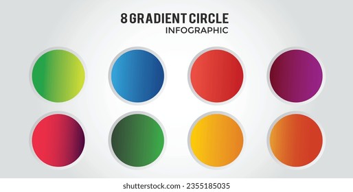 Soft color background in Circle. Modern screen vector design for mobile app, Website, Presentation. Soft color gradients.