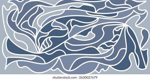 Soft color background with curved and straight, spiral and zigzag, circular, wavy directional pointers. Vector hand drawn brush stroke for presentation, infographics or educational materials