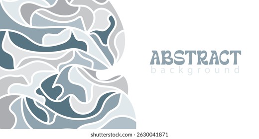 Soft color background with curved and straight, spiral and zigzag, circular, wavy directional pointers. Vector hand drawn brush stroke for presentation, infographics or educational materials