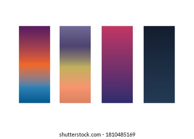 Fondo de color suave. Gradiente oscuro, diseño vectorial de pantalla moderna para aplicaciones móviles. Diseño de plantillas vectoriales de degradados de color suave
