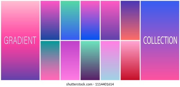 Soft color background design. Creative Gradient set for greeting card, flyer, invitation, poster, brochure, banner calendar