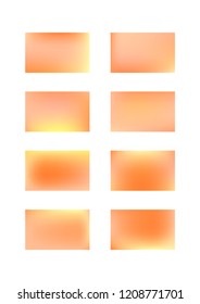 Soft color background design. Creative Gradient set for greeting card, flyer, invitation, poster, brochure, banner calendar. 